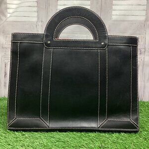 Vintage Marc Jacobs Handbag Briefcase Black Leather